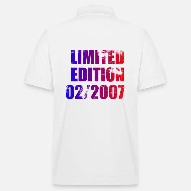 18ème Anniversaire Edition Limitée 02/2007 - Polo PREPSTER bio Stanley/Stella Unisexe - blanc