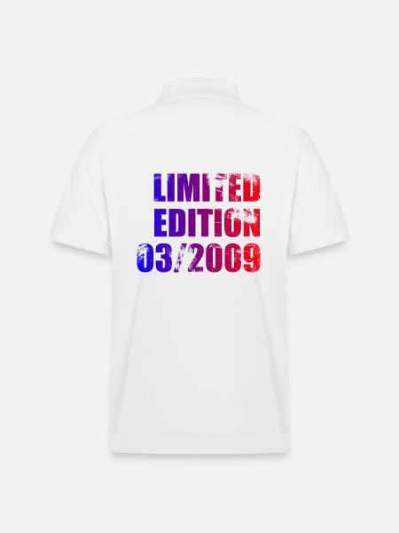 16e anniversaire Edition Limitée 03/2009 - Polo PREPSTER bio Stanley/Stella Unisexe - blanc