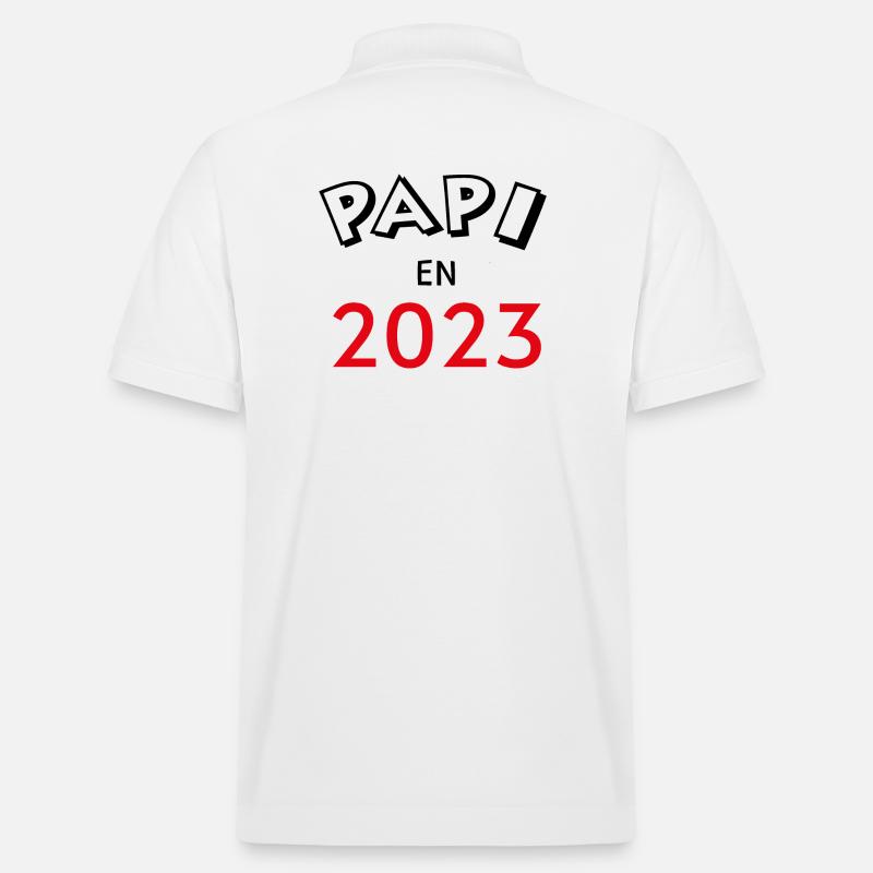 Papi en 2023 - Polo PREPSTER bio Stanley/Stella Unisexe - blanc