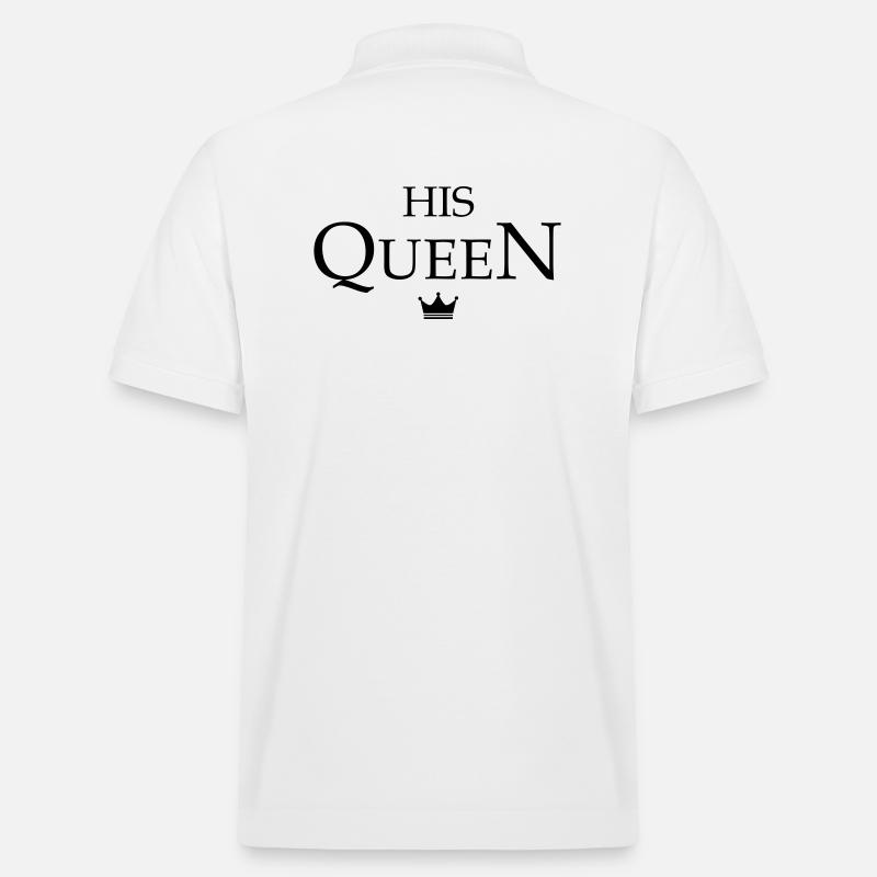 Queen King Partnerlook - Stanley/Stella Unisex Bio-Poloshirt PREPSTER - Weiß