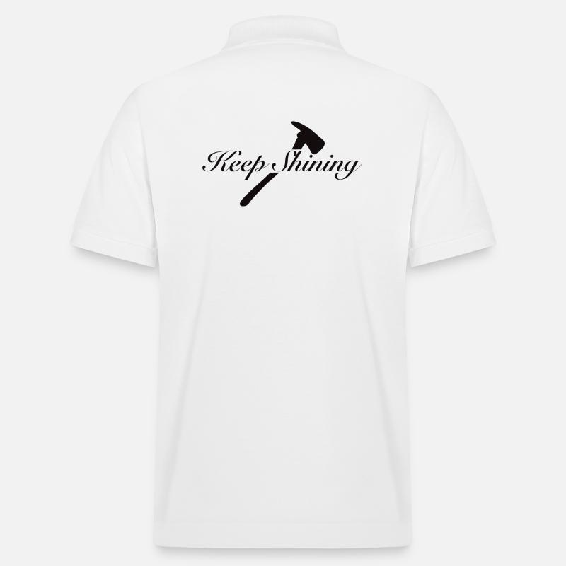 Continue de briller - Polo PREPSTER bio Stanley/Stella Unisexe - blanc