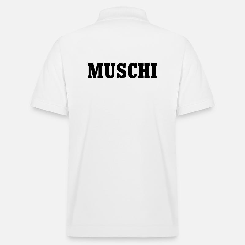 Muschi Pussie - Stanley/Stella Unisex Bio-Poloshirt PREPSTER - Weiß