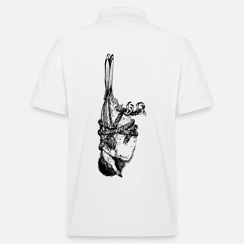 Vogel Invert - Stanley/Stella Unisex Bio-Poloshirt PREPSTER - Weiß
