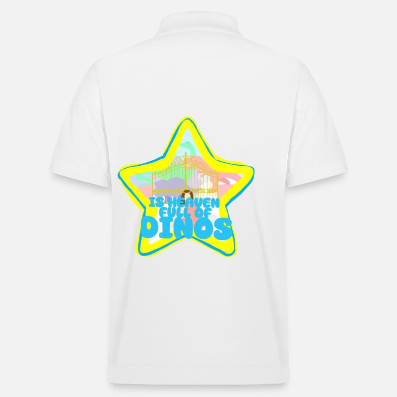 Le paradis du dinosaure - Polo PREPSTER bio Stanley/Stella Unisexe - blanc