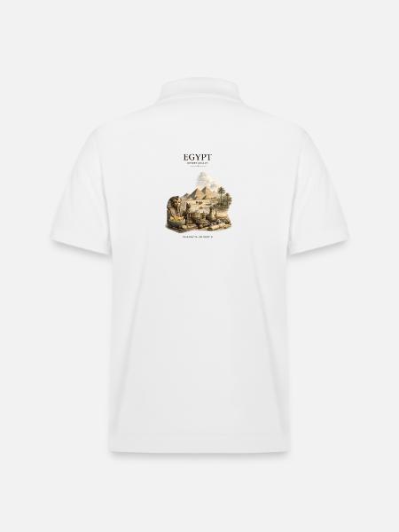 Egypt Desert Legacy Artwork - Stanley/Stella Unisex Bio-Poloshirt PREPSTER - Weiß