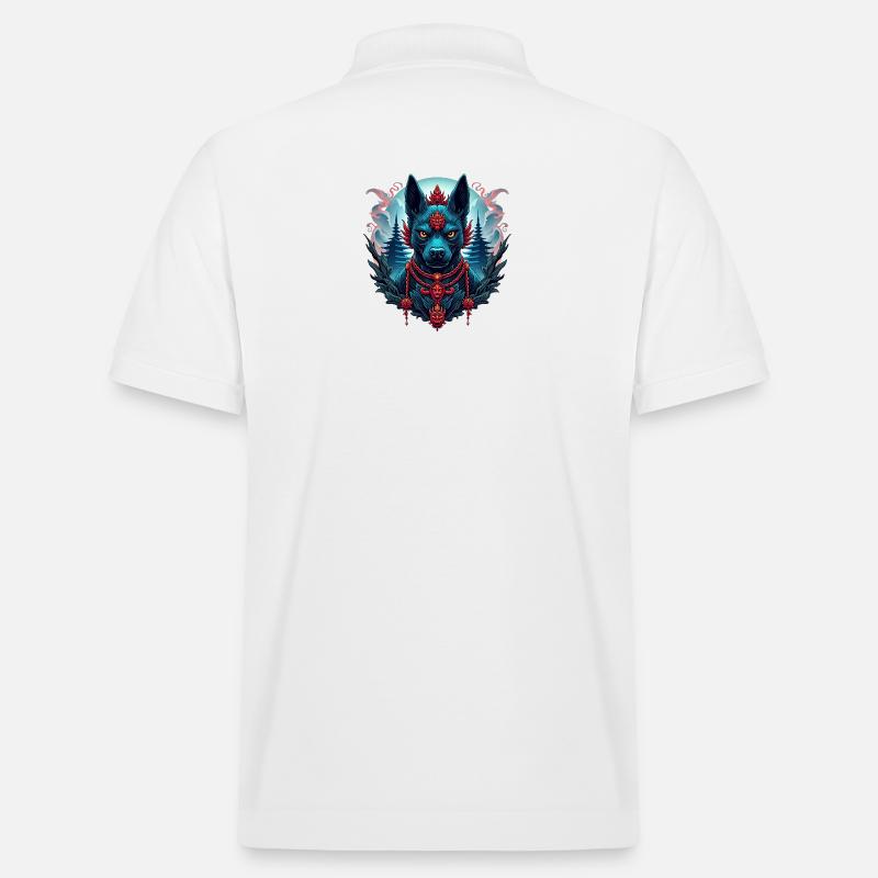 Temple Beast Awakening - Stanley/Stella Unisex Bio-Poloshirt PREPSTER - Weiß