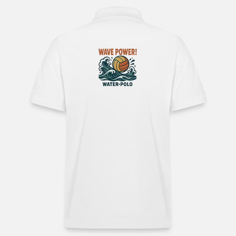 Vague Puissance Water Polo - Polo PREPSTER bio Stanley/Stella Unisexe - blanc