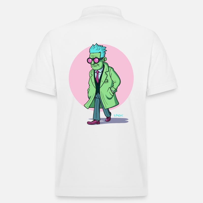 Der Kommissar - Stanley/Stella Unisex Bio-Poloshirt PREPSTER - Weiß