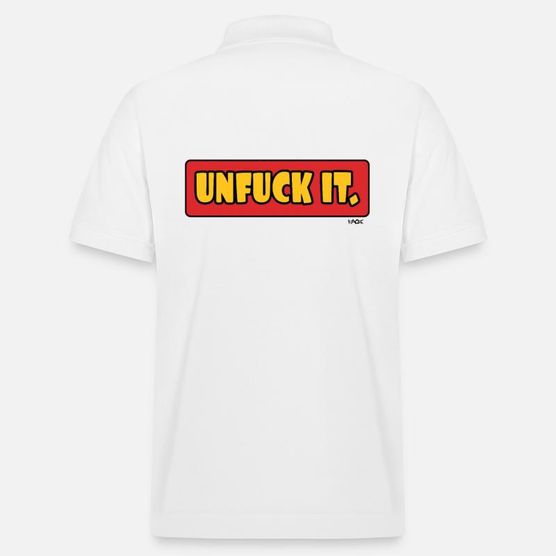 F*ck ta vie - Polo PREPSTER bio Stanley/Stella Unisexe - blanc