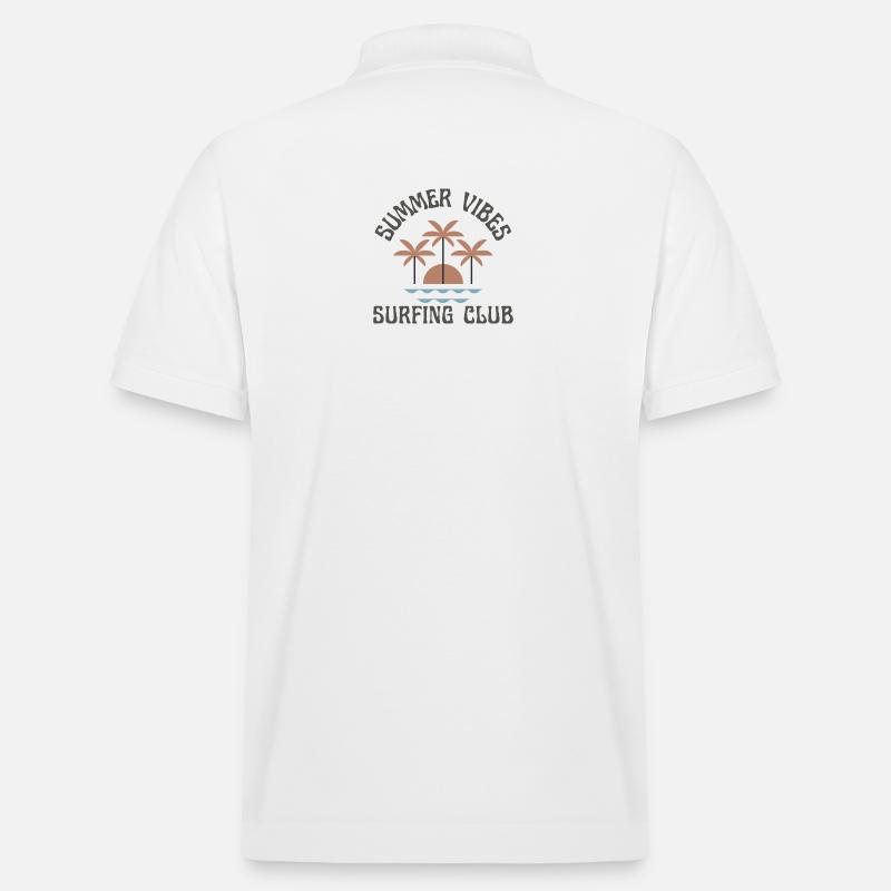 TreadZ Summer Vibes - Stanley/Stella Unisex Bio-Poloshirt PREPSTER - Weiß