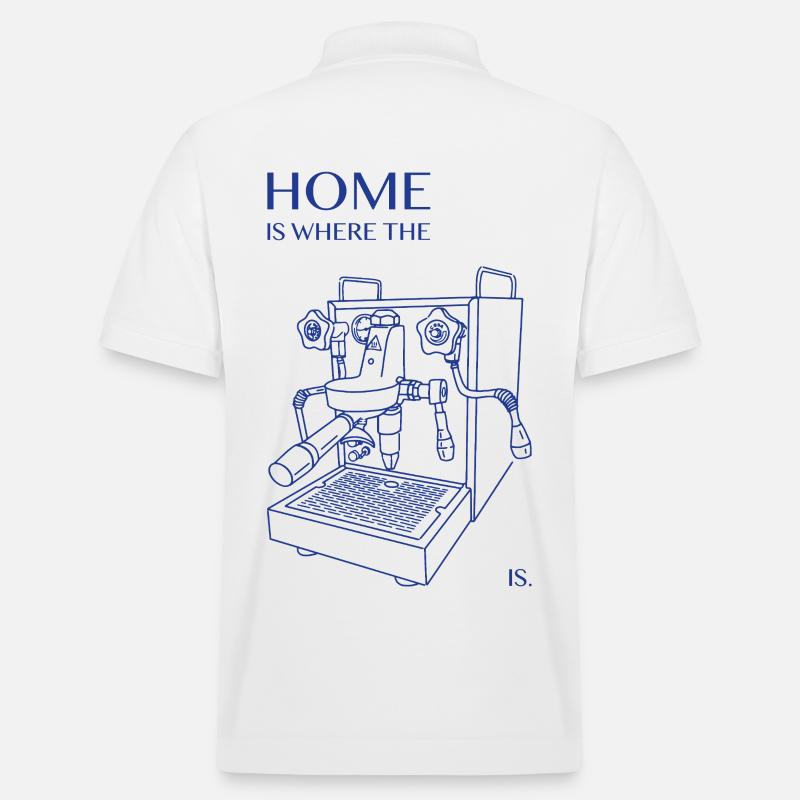 Design Siebträger - Stanley/Stella Unisex Bio-Poloshirt PREPSTER - Weiß