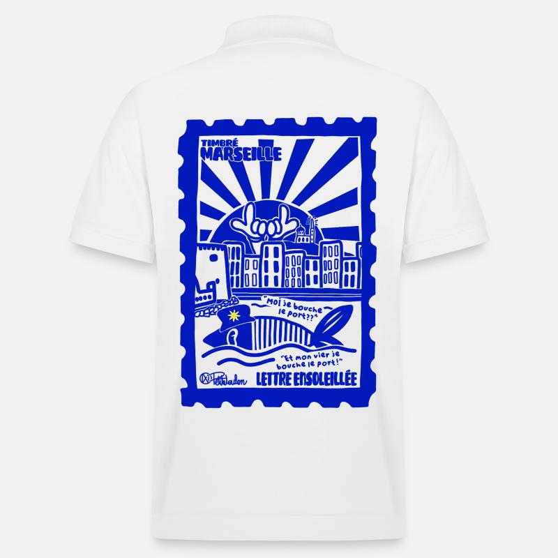 Timbré Marseille - Polo PREPSTER bio Stanley/Stella Unisexe - blanc