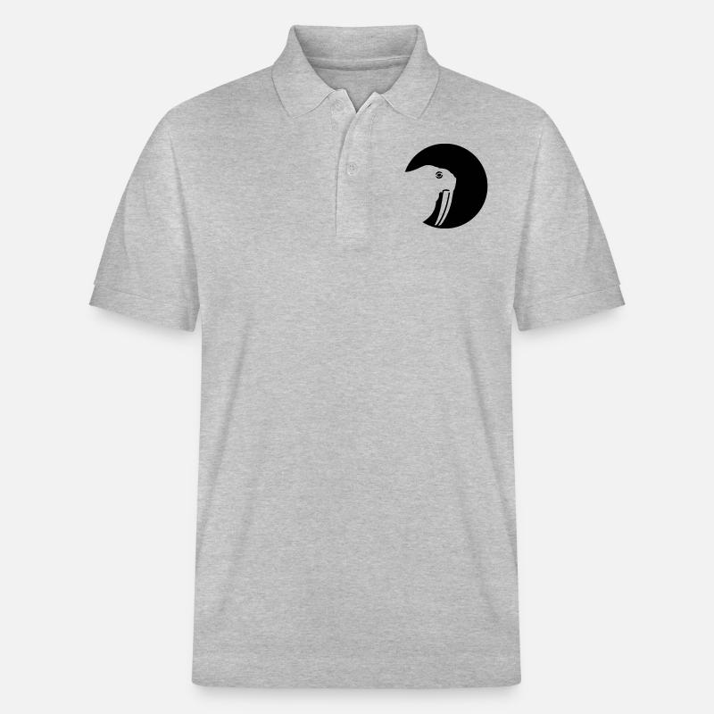 Walross - Stanley/Stella Unisex Bio-Poloshirt PREPSTER - Grau meliert