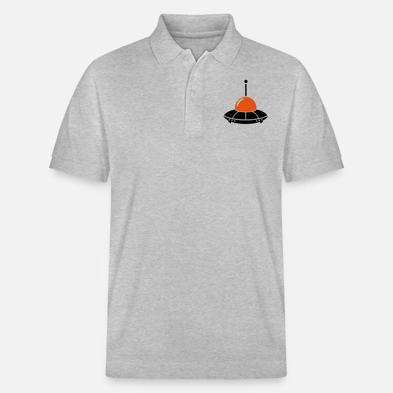 UFO - Stanley/Stella Unisex Bio-Poloshirt PREPSTER - Grau meliert