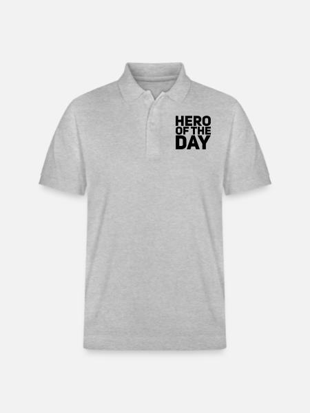 Hero of the Day - Stanley/Stella Unisex Bio-Poloshirt PREPSTER - Grau meliert