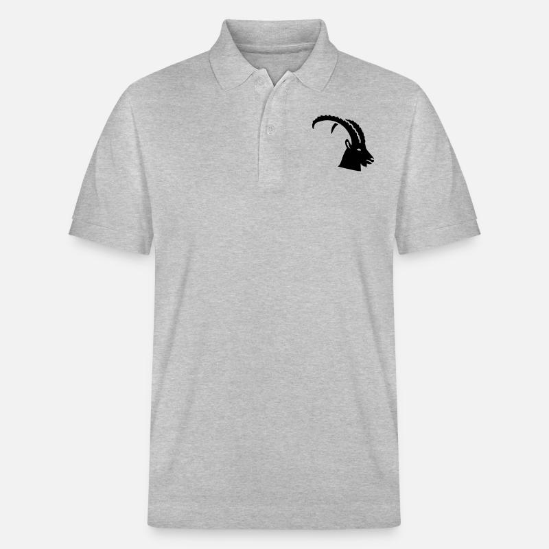 Steinbock - Stanley/Stella Unisex Bio-Poloshirt PREPSTER - Grau meliert