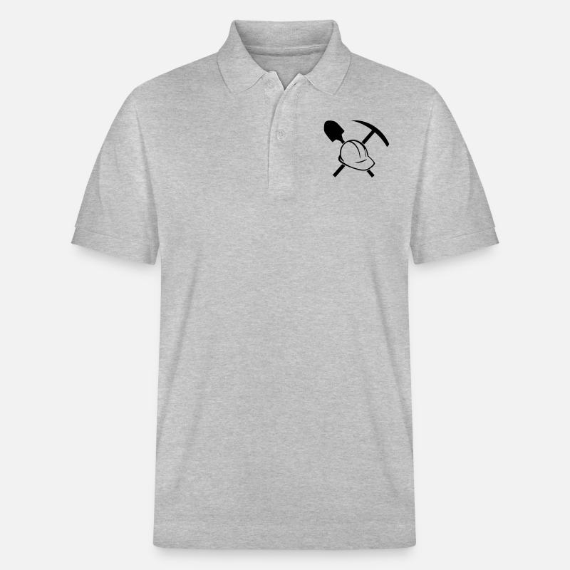 Outil de construction - Polo PREPSTER bio Stanley/Stella Unisexe - gris chiné