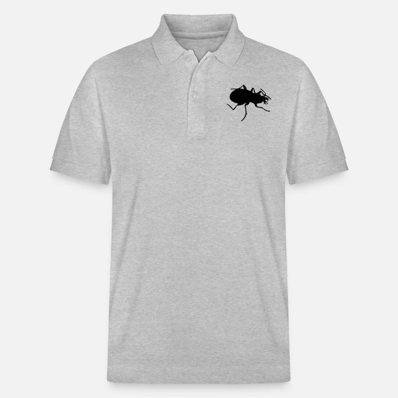 Beetle - Polo PREPSTER bio Stanley/Stella Unisexe - gris chiné