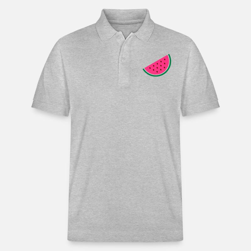 Watermelon - MELON - Polo PREPSTER bio Stanley/Stella Unisexe - gris chiné
