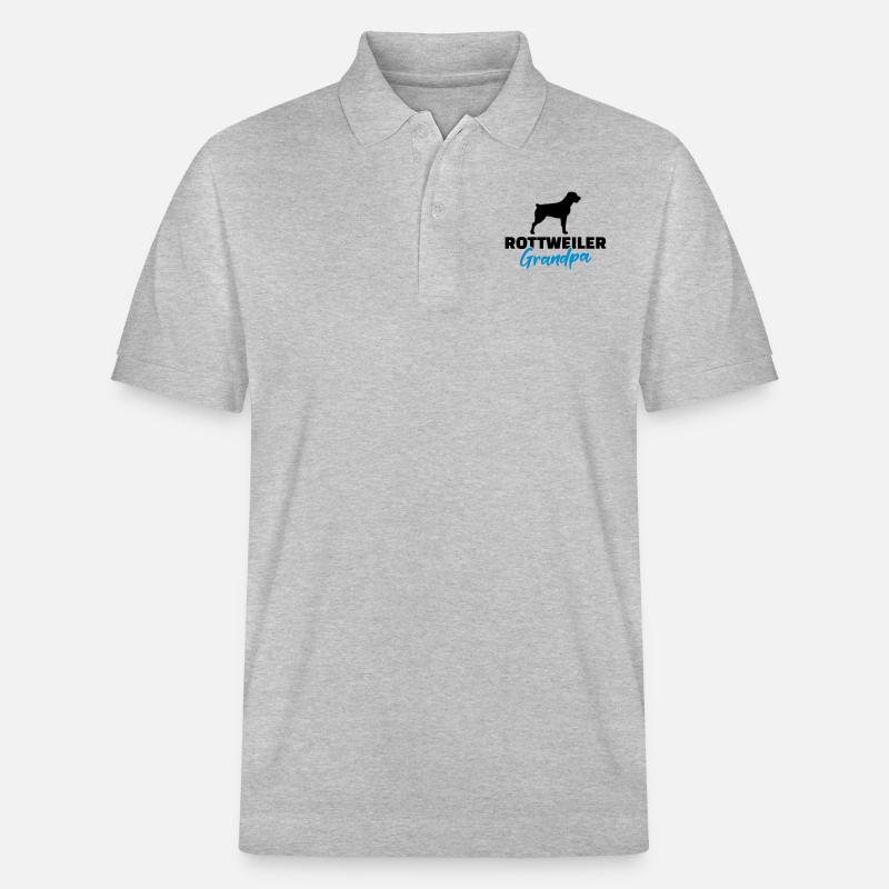 Rottweiler - Stanley/Stella Unisex Bio-Poloshirt PREPSTER - Grau meliert