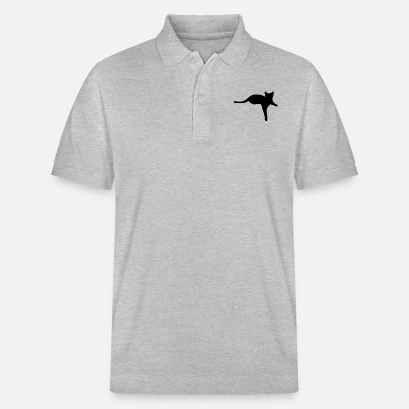 KATZE - Stanley/Stella Unisex Bio-Poloshirt PREPSTER - Grau meliert