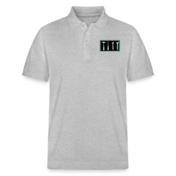Tool - Stanley/Stella Unisex Organic Polo Shirt PREPSTER - heather grey - Front - Roxy (174cm) & Andy (188cm)