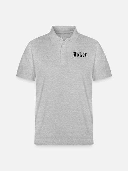 joker - Stanley/Stella Unisex Organic Polo Shirt PREPSTER - heather grey