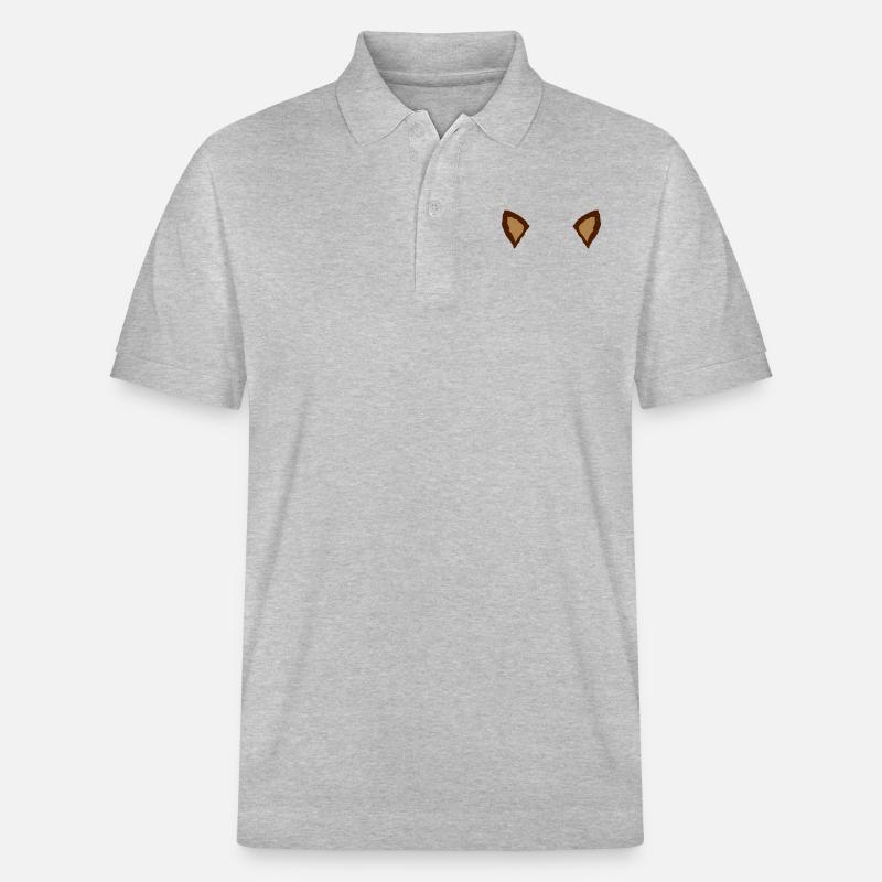 2 Tier Ohren - Stanley/Stella Unisex Bio-Poloshirt PREPSTER - Grau meliert