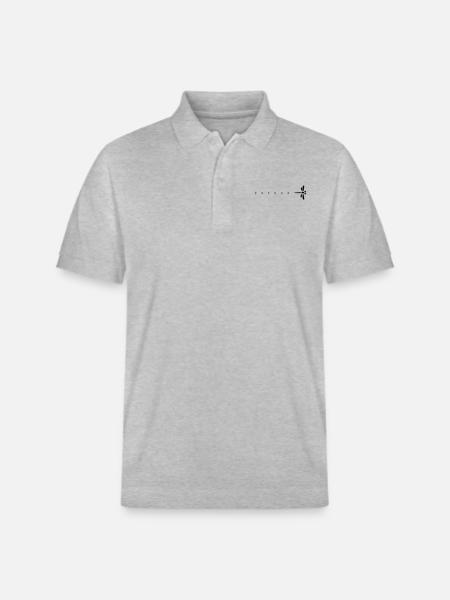 Passage libllule and astonishment - Stanley/Stella Unisex Organic Polo Shirt PREPSTER - heather grey