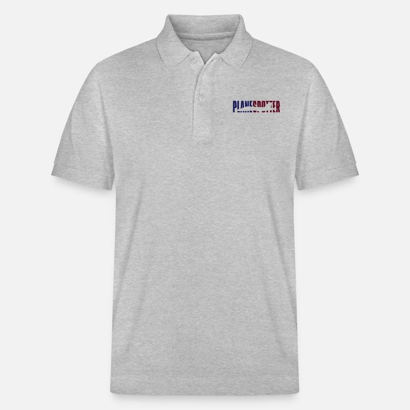 Plane spotter - Polo PREPSTER bio Stanley/Stella Unisexe - gris chiné