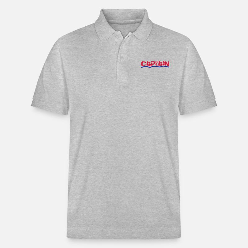 Capitaine - Polo PREPSTER bio Stanley/Stella Unisexe - gris chiné