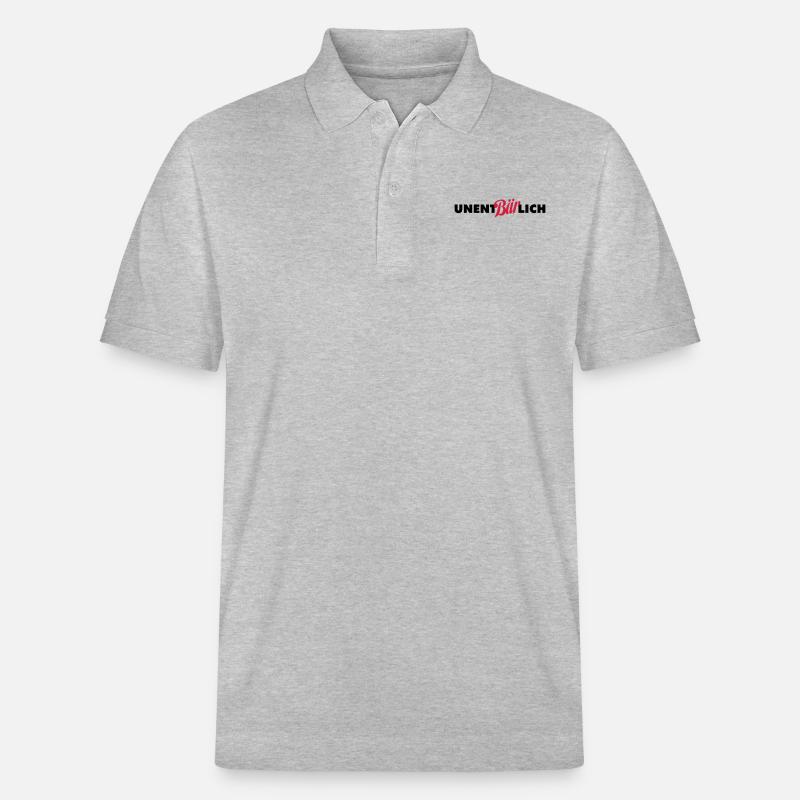 unentberlich - Stanley/Stella Unisex Bio-Poloshirt PREPSTER - Grau meliert
