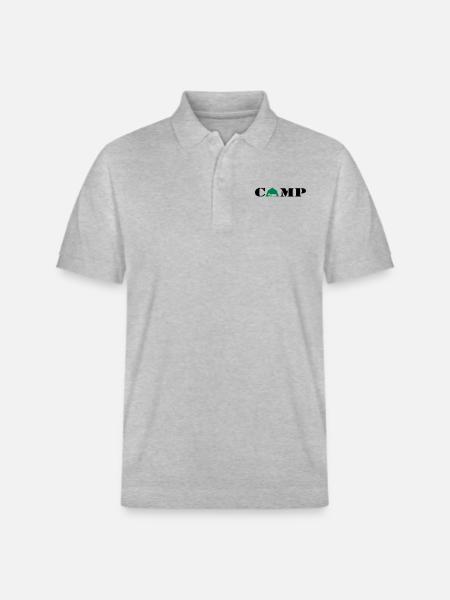 camp_2c - Stanley/Stella Unisex Bio-Poloshirt PREPSTER - Grau meliert