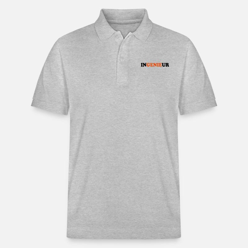 Ingenieur - Stanley/Stella Unisex Bio-Poloshirt PREPSTER - Grau meliert