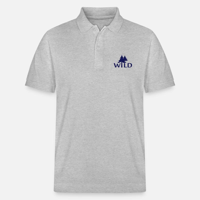 Wild - Stanley/Stella Unisex Bio-Poloshirt PREPSTER - Grau meliert