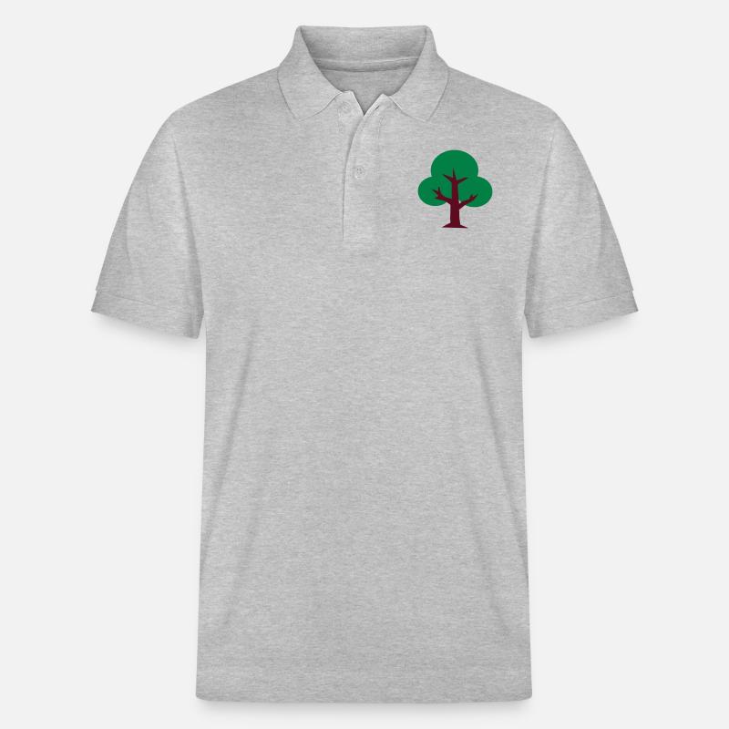 Baum - Stanley/Stella Unisex Bio-Poloshirt PREPSTER - Grau meliert