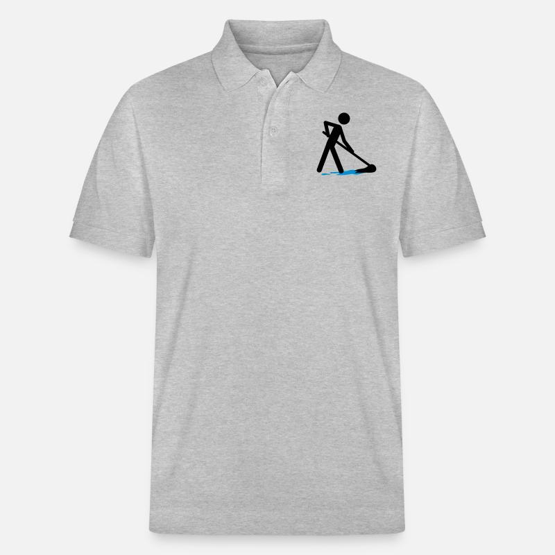 Cleaning The Floor - Polo PREPSTER bio Stanley/Stella Unisexe - gris chiné