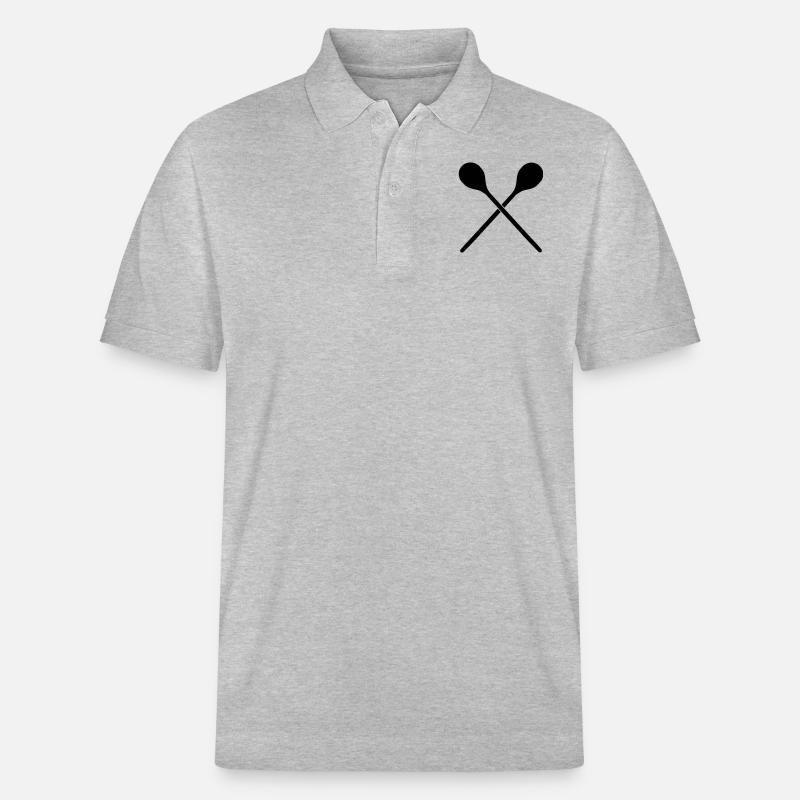 Cuillère en bois - Polo PREPSTER bio Stanley/Stella Unisexe - gris chiné
