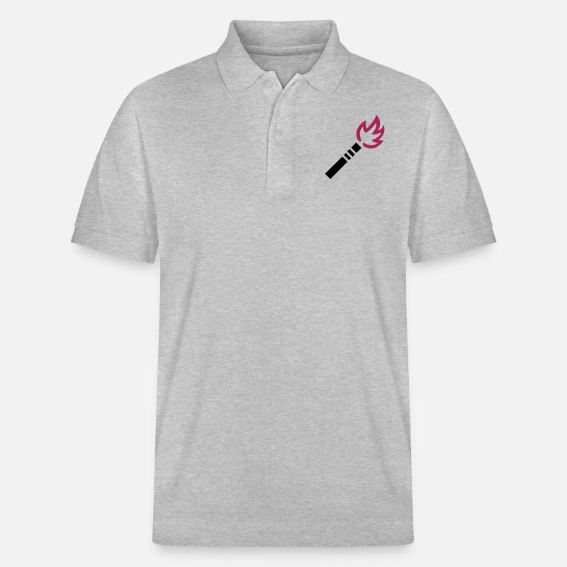 Pyrotechnik - Stanley/Stella Unisex Bio-Poloshirt PREPSTER - Grau meliert
