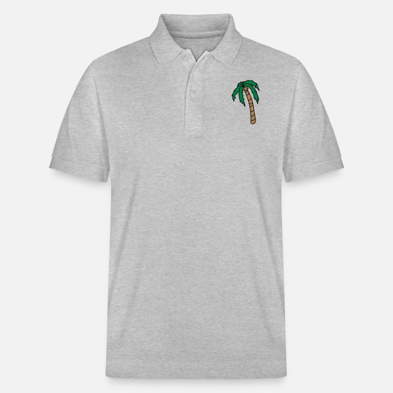 Palme suspendu Design - Polo PREPSTER bio Stanley/Stella Unisexe - gris chiné