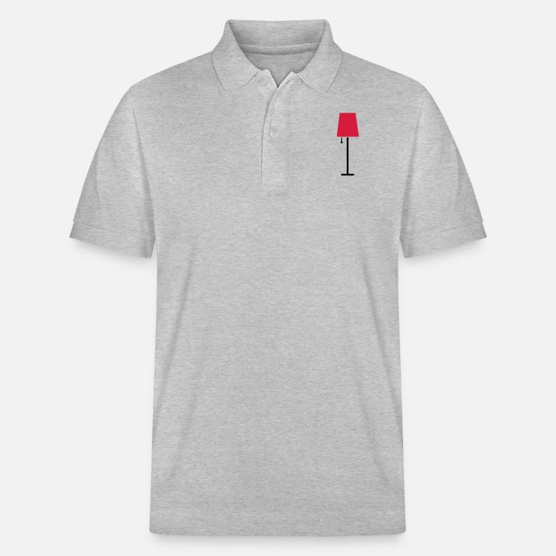 Lampe - Stanley/Stella Unisex Bio-Poloshirt PREPSTER - Grau meliert