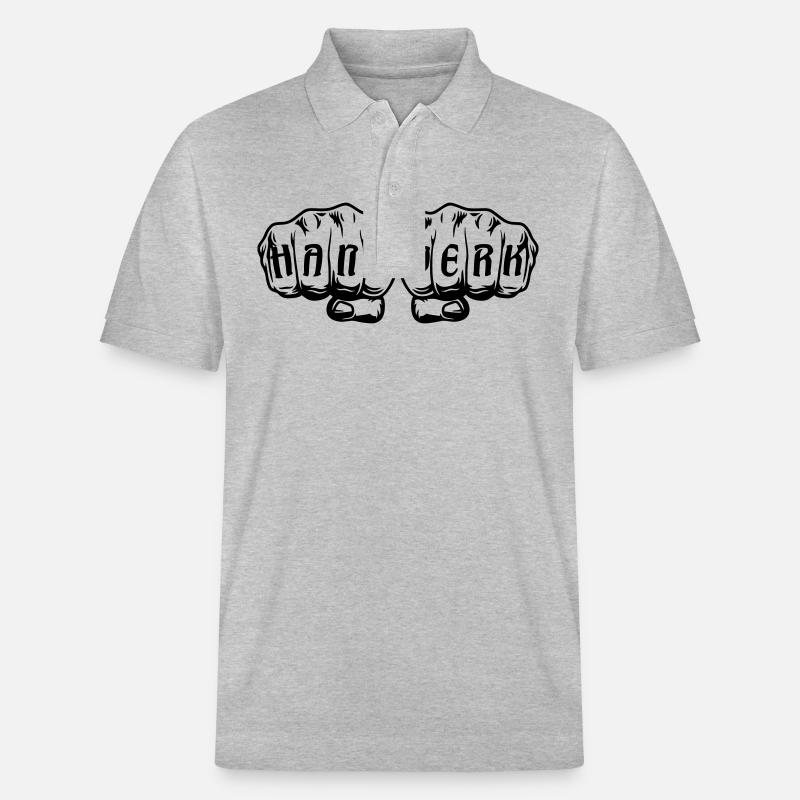 Handwerk Faust Normal - Stanley/Stella Unisex Bio-Poloshirt PREPSTER - Grau meliert