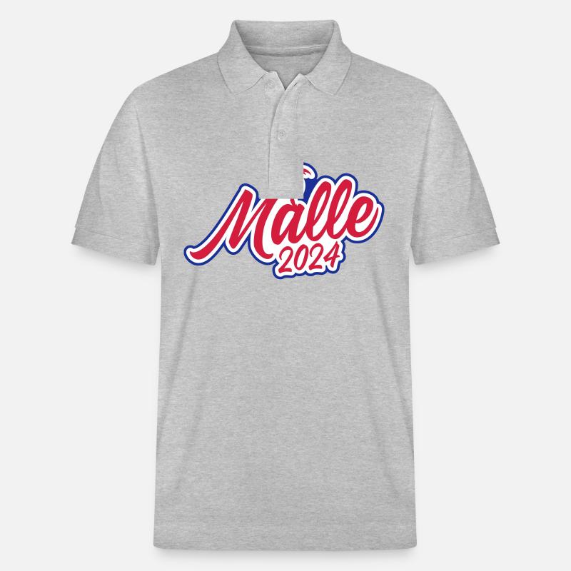 Malle 2024 - Polo PREPSTER bio Stanley/Stella Unisexe - gris chiné