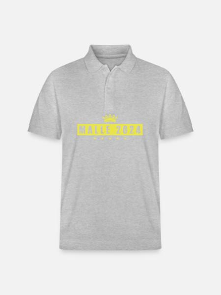 Malle 2024 Krone - Stanley/Stella Unisex Organic Polo Shirt PREPSTER - heather grey