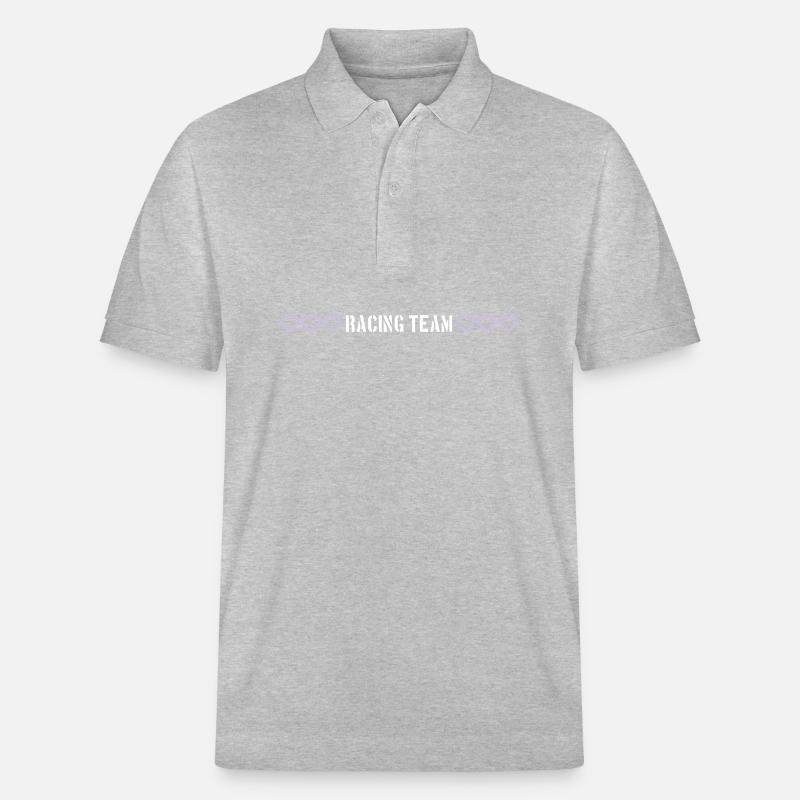 Racing Team herzchen - Stanley/Stella Unisex Bio-Poloshirt PREPSTER - Grau meliert