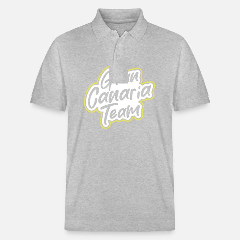 L’équipe de Gran Canaria - Polo PREPSTER bio Stanley/Stella Unisexe - gris chiné