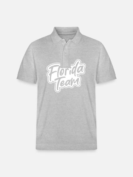 Florida Team - Stanley/Stella Unisex Organic Polo Shirt PREPSTER - heather grey