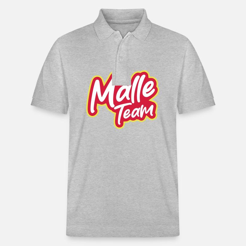 L’équipe Malle - Polo PREPSTER bio Stanley/Stella Unisexe - gris chiné
