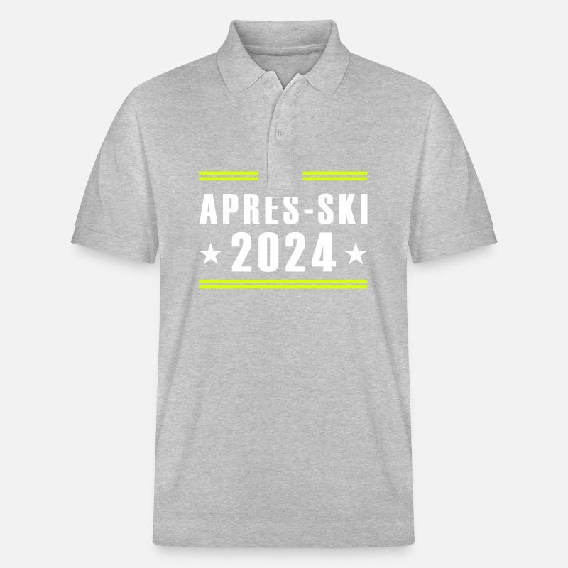 Après-ski 2024 - Polo PREPSTER bio Stanley/Stella Unisexe - gris chiné