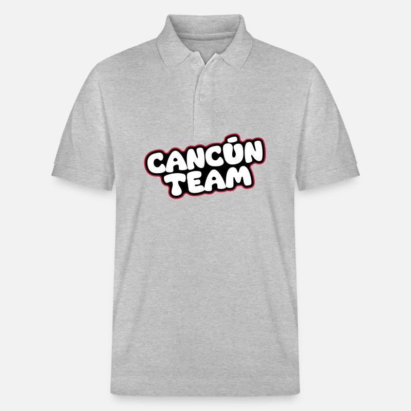 Cancun Team - Stanley/Stella Unisex Bio-Poloshirt PREPSTER - Grau meliert
